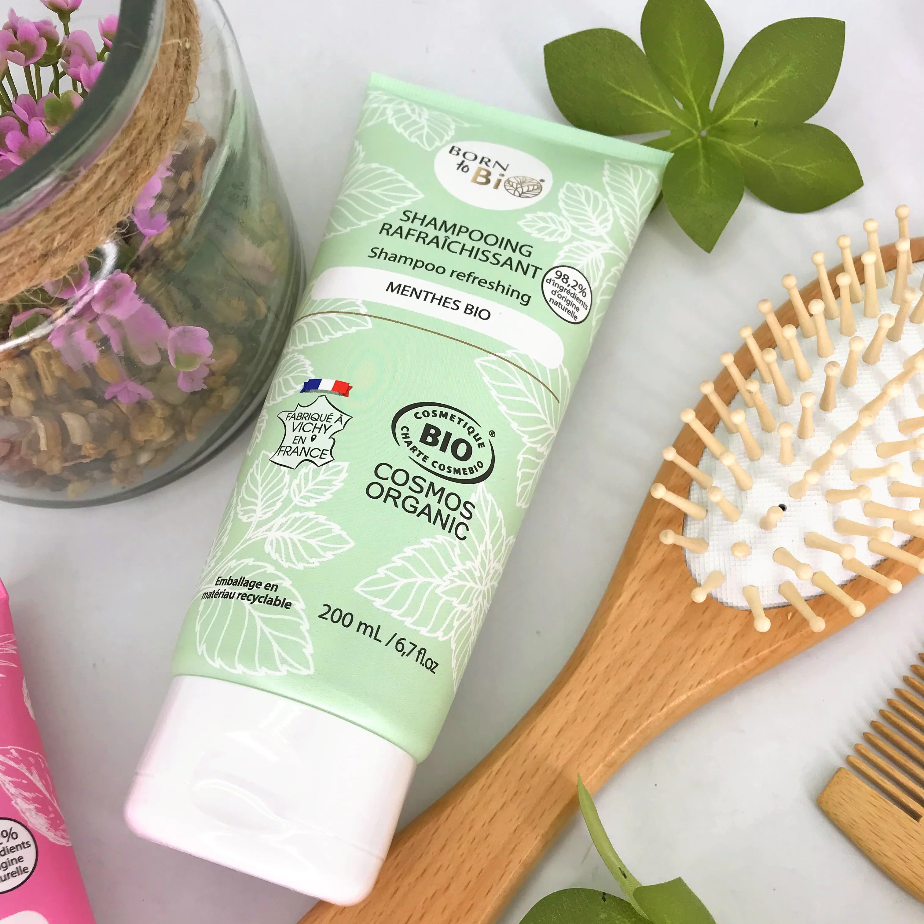 Shampooing Rafraîchissant Menthe Verte - Certifié Bio