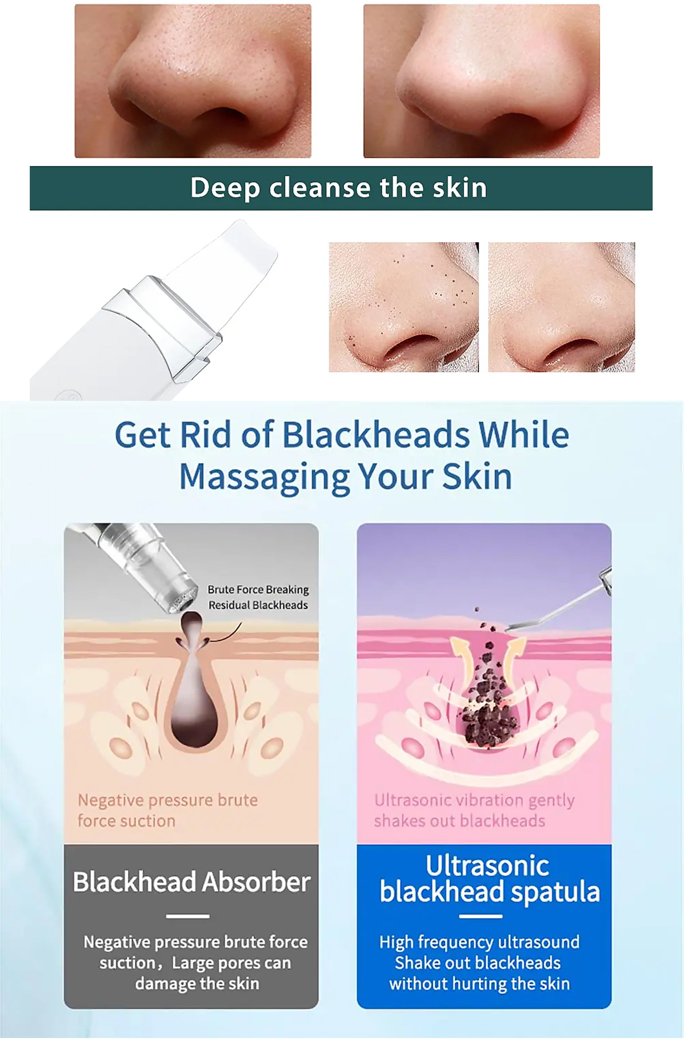 KALICY - Exfoliant Liftant triple fonction - Soin à Ultrasons