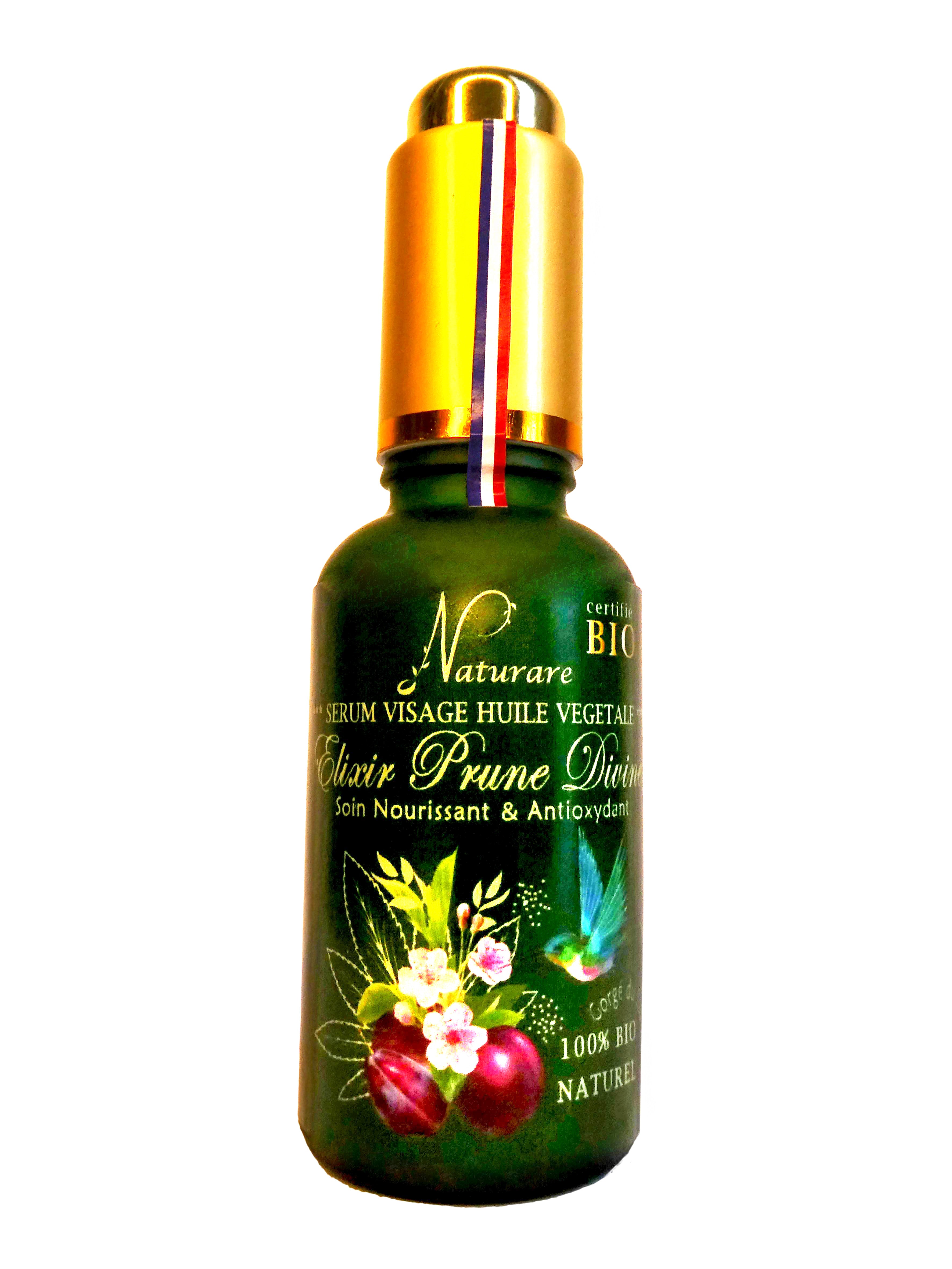 ORGANIC DIVINE PLUM ELIXIR - Vegetable Oil Serum, Food Supplement