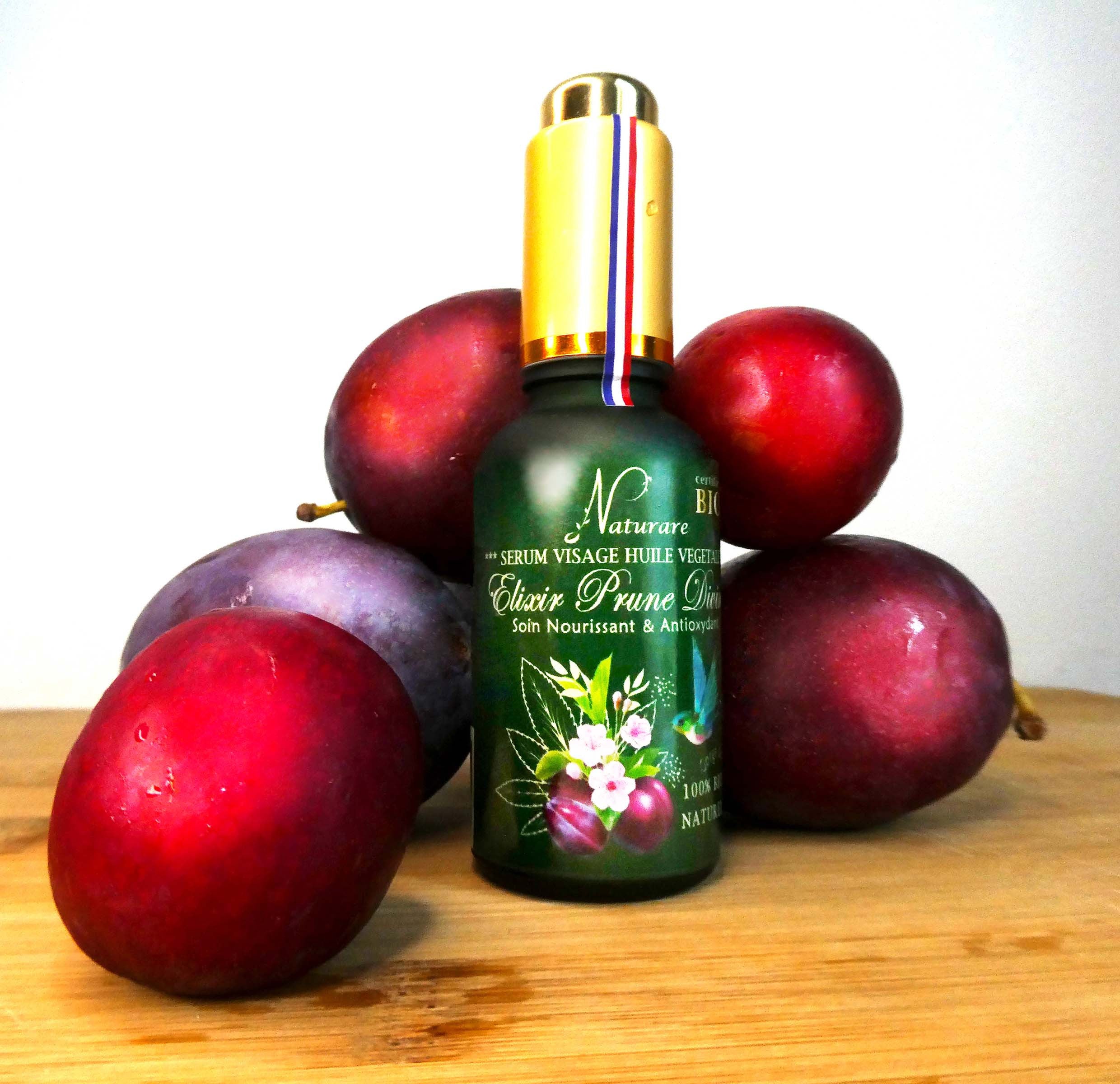 ORGANIC DIVINE PLUM ELIXIR - Vegetable Oil Serum, Food Supplement
